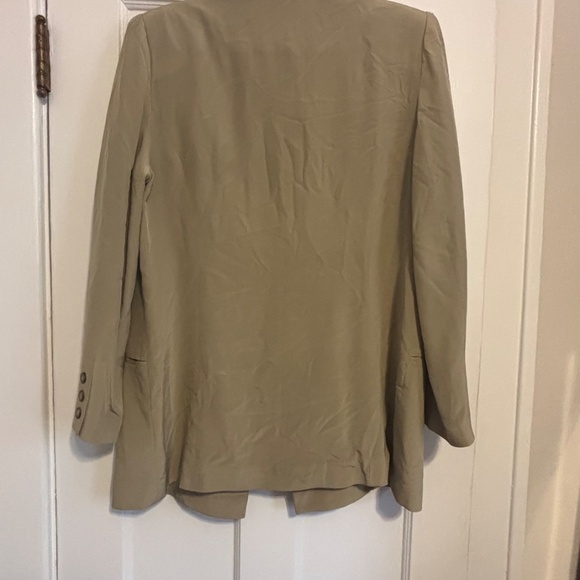 Vintage Silk Double Breast Blazer - Picture 4 of 5